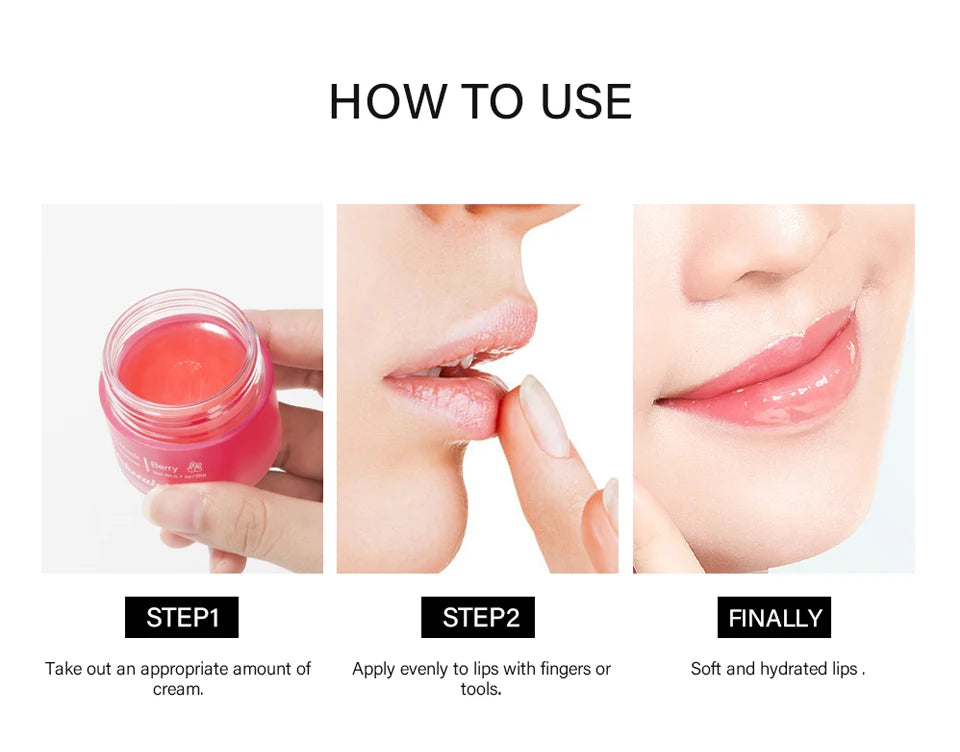 laneigemakeup Lips Sleeping Hydrated Balm Nourishing Lip Mask Day Night Use Moisturize Protect Soften Lips Overnight Repair