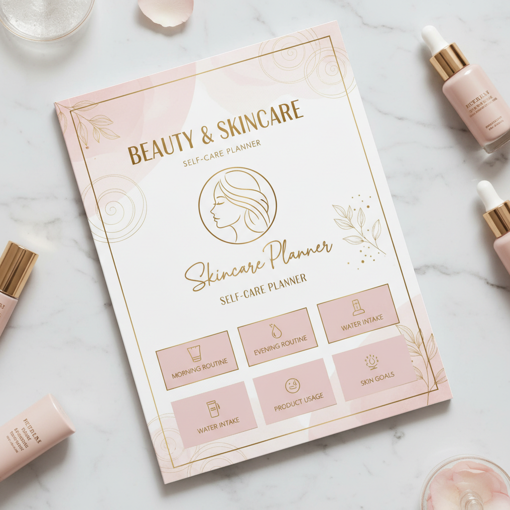 Beauty & Skincare Planner Cover